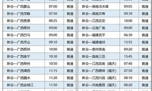 九江长途汽车站时刻表查询_九江汽车客运站时刻表