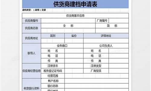 汽车配件供货方案怎么写_汽车配件供应商档案