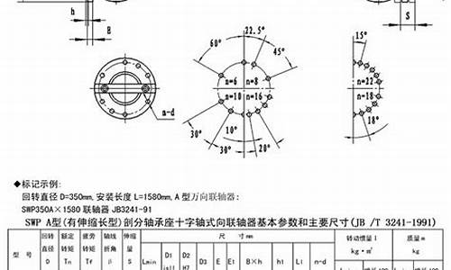 汽车传动轴尺寸标准,汽车传动轴型号大全